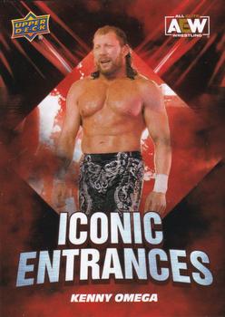 2023 Upper Deck National Convention Wrapper Redemption - AEW Iconic Entrance #IE-4 Kenny Omega Front