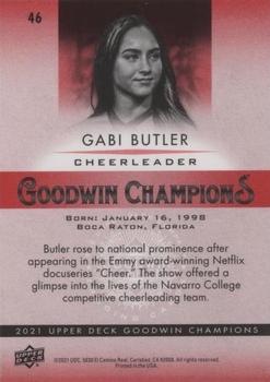2021 Upper Deck Goodwin Champions - Platinum Color Wheel #46 Gabi Butler Back