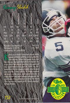 1993 Classic Four Sport #138 Kenny Shedd Back