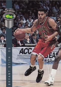 1992 Classic Four Sport #16 Bryant Stith Front