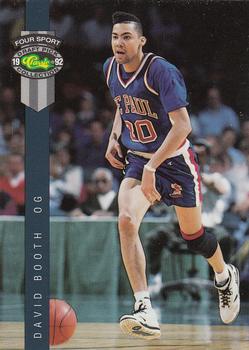1992 Classic Four Sport #20 David Booth Front