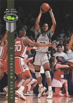 1992 Classic Four Sport #54 Alonzo Mourning Front