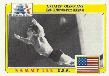 1983 Topps Greatest Olympians #24 Sammy Lee Front