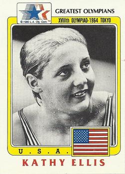 1983 Topps Greatest Olympians #34 Kathy Ellis Front