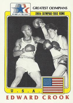 1983 Topps Greatest Olympians #4 Edward Crook Front