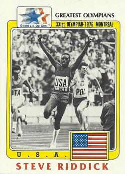 1983 Topps Greatest Olympians #51 Steve Riddick Front