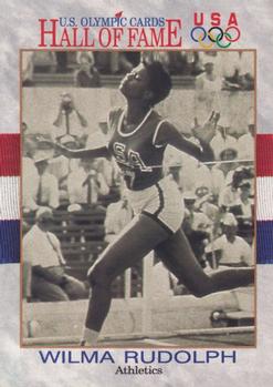 1991 Impel U.S. Olympic Hall of Fame #7 Wilma Rudolph Front
