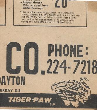 1970-71 Dayton Daily News (M137) #123 Milt Pappas Back