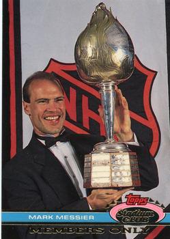 1991 Stadium Club Members Only #NNO Mark Messier Front