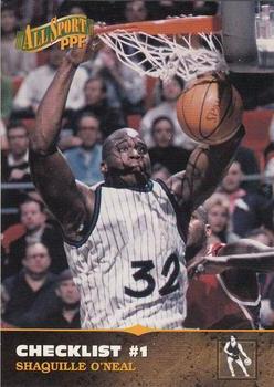 1996-97 Score Board All Sport PPF #50 Shaquille O'Neal Front