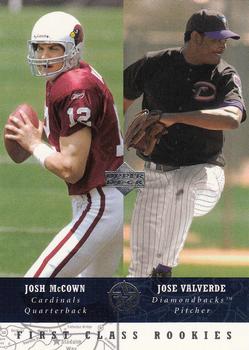 2002-03 UD SuperStars #251 Josh McCown / Jose Valverde Front