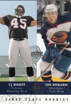 2002-03 UD SuperStars #253 T.J. Duckett / Ilya Kovalchuk Front