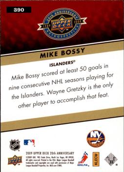 2009 Upper Deck 20th Anniversary #390 Mike Bossy Back