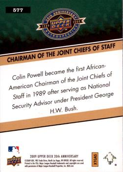 2009 Upper Deck 20th Anniversary #577 Colin Powell Back