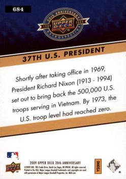 2009 Upper Deck 20th Anniversary #684 Richard M. Nixon Back