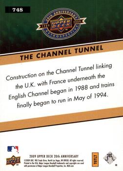 2009 Upper Deck 20th Anniversary #748 The Channel Tunnel Back