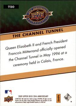 2009 Upper Deck 20th Anniversary #750 The Channel Tunnel Back