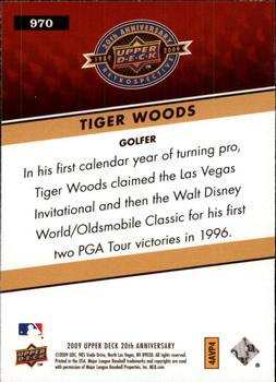 2009 Upper Deck 20th Anniversary #970 Tiger Woods Back