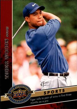 2009 Upper Deck 20th Anniversary #970 Tiger Woods Front