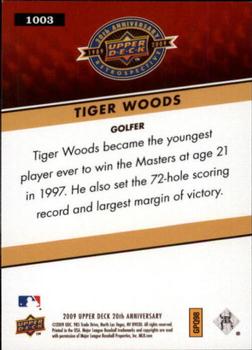 2009 Upper Deck 20th Anniversary #1003 Tiger Woods Back