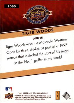 2009 Upper Deck 20th Anniversary #1095 Tiger Woods Back
