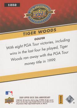2009 Upper Deck 20th Anniversary #1252 Tiger Woods Back
