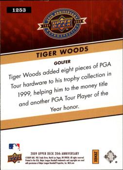 2009 Upper Deck 20th Anniversary #1253 Tiger Woods Back