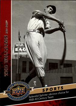 2009 Upper Deck 20th Anniversary #1341 Ted Williams Front