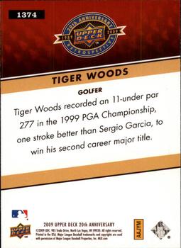 2009 Upper Deck 20th Anniversary #1374 Tiger Woods Back