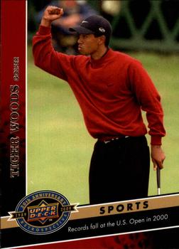 2009 Upper Deck 20th Anniversary #1380 Tiger Woods Front