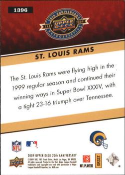 2009 Upper Deck 20th Anniversary #1396 St. Louis Rams Back