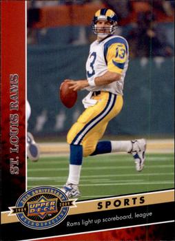 2009 Upper Deck 20th Anniversary #1400 St. Louis Rams Front