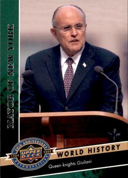 2009 Upper Deck 20th Anniversary #1544 Rudy Giuliani Front