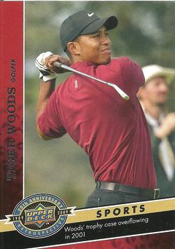 2009 Upper Deck 20th Anniversary #1587 Tiger Woods Front