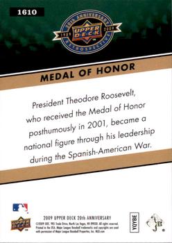 2009 Upper Deck 20th Anniversary #1610 Theodore Roosevelt Back