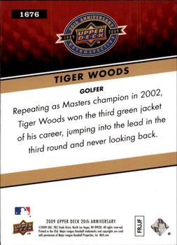 2009 Upper Deck 20th Anniversary #1676 Tiger Woods Back