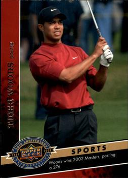 2009 Upper Deck 20th Anniversary #1678 Tiger Woods Front