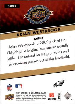 2009 Upper Deck 20th Anniversary #1695 Brian Westbrook Back