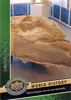 2009 Upper Deck 20th Anniversary #1721 Leonardo Dinosaur Found in Montana Front