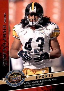 2009 Upper Deck 20th Anniversary #1755 Troy Polamalu Front