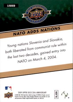 2009 Upper Deck 20th Anniversary #1889 NATO Adds 7 Countries Back