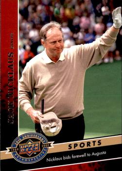 2009 Upper Deck 20th Anniversary #2011 Jack Nicklaus Front