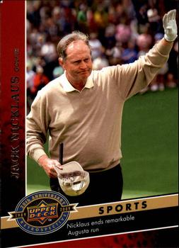 2009 Upper Deck 20th Anniversary #2013 Jack Nicklaus Front