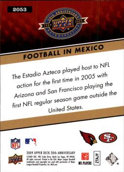 2009 Upper Deck 20th Anniversary #2053 Football in Mexico Back
