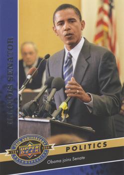 2009 Upper Deck 20th Anniversary #2107 Barack Obama Front