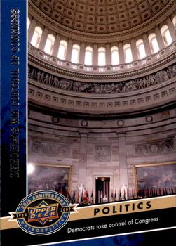 2009 Upper Deck 20th Anniversary #2236 Democrats Win Control of Congress Front