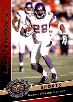 2009 Upper Deck 20th Anniversary #2322 Adrian Peterson Front