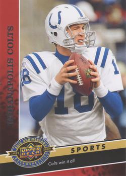 2009 Upper Deck 20th Anniversary #2341 Peyton Manning Front