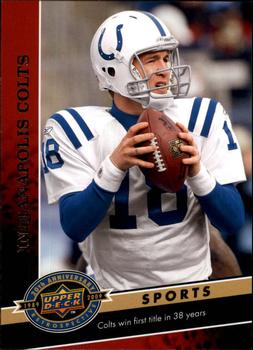 2009 Upper Deck 20th Anniversary #2343 Peyton Manning Front