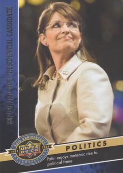 2009 Upper Deck 20th Anniversary #2425 Sarah Palin Front